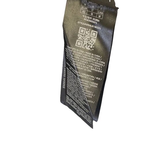 Guess Teoma Black Velvet Stretch Quilted Puffer Jacket Coat Sz M Y2K - Picture 6 of 7